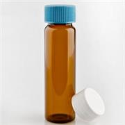 Amber Screw Thread Vials with PTFE Lined Polypropylene Caps