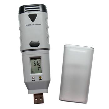 USB Temperature/Humidity Data Logger with Display