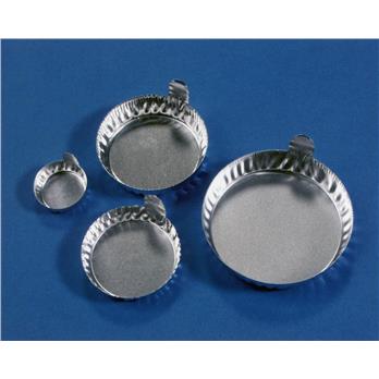 Disposable Round Aluminum Dishes with Tabs