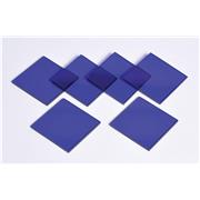Cobalt Glass Plates