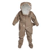 Tychem® 5000 Encapsulated Level B Suits with Flat Back & Rear Entry