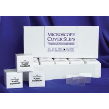 Disposable Plastic Microscope Coverslips