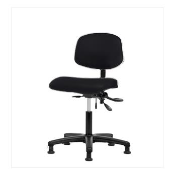 Vinyl Desk Height Chairs with Black Nylon Bases