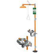 Stainless Steel Bowl Safety Station with Eye/Face Wash