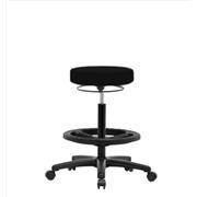 Vinyl High Bench Height Stools with Black Nylon Bases