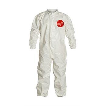 Tychem® 4000 Coveralls with Collar, Elastic Wrists & Ankles (Taped Seams)