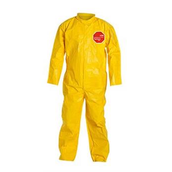 Tychem® 2000 Coveralls with Collar, Open Wrists & Ankles (Bound Seams)