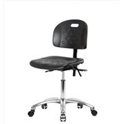 Industrial Polyurethane Desk Height Chairs with Chrome Bases