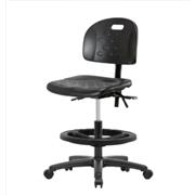 Industrial Polyurethane Medium Bench Height Chairs with Black Nylon Bases