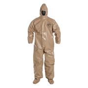 Tychem® 5000 Coveralls with Respirator Fit Hood, Elastic Wrists & Attached Socks