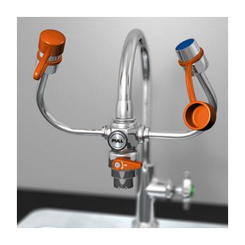 EyeSafe-X™ Faucet-Mounted Eyewash with Faucet Control Valve