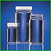 Thermo Scientific Wide-Mouth Short-Profile Clear Glass Jars with