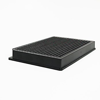 384-Well Black & White Clear Bottom Microplates