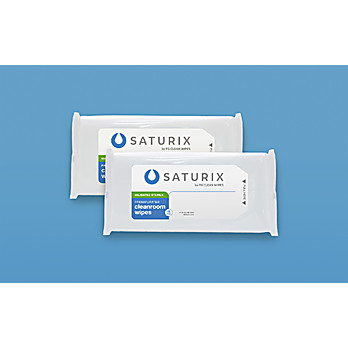 Saturix Knit Polyester 70% IPA Sterile Presaturated Cleanroom Wipes
