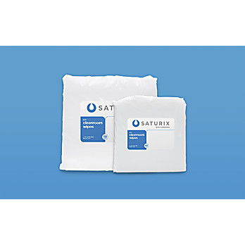 Saturix Nonwoven Microfiber Polyester Dry Cleanroom Wipes