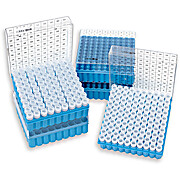 Freezing Box, 2, Cardboard, 81-Place (9x9 format), fits 1.0mL and 2.0mL  CryoCLEAR tubes, Red: : Industrial & Scientific