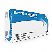 GripStrong® White Nitrile Gloves