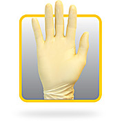 Natural Powder-Free Latex Gloves, 8 mil