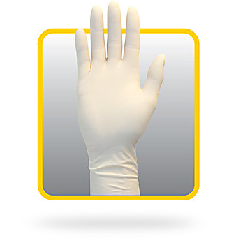 Natural 12" Powder-Free Latex Gloves