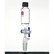 SYNTHWARE Peptide Synthesis Vessel, Solid Phase, with Lower Joint & T-Bore PTFE Stopcocks