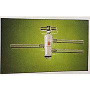 SYNTHWARE Glass High Vacuum Double Oblique Bore Stopcocks