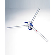 SYNTHWARE PTFE Stopcocks, 120° Bore