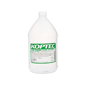 Koptec Ethanol, 140 Proof (70% ethanol / 30% Purified Water), 4x1G Plastic Bottles