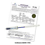 DURAC® Plus™ Calibrated Dry Block/Incubator Liquid-In-Glass Thermometers; Partial Immersion, Organic Liquid Fill