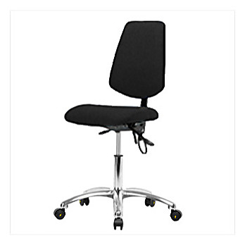 ESD Fabric Desk Height Chairs with Medium Back