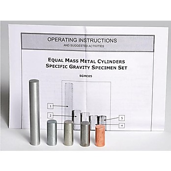 Equal Mass Metal Cylinders