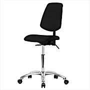 ESD Vinyl Desk Height Chairs with Medium Back