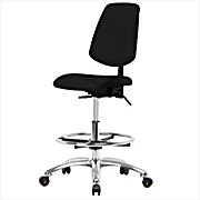 ESD Vinyl High Bench Height Chairs with Medium Back