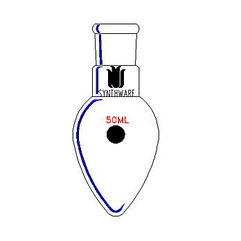 SYNTHWARE Microscale Pear-Shape Flasks