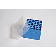 Argos Technologies Clear Freezer Boxes, 100 Place, Polypropylene, 50/cs