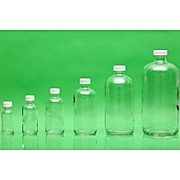 Pre-Assembled Clear Boston Rounds with PTFE Lined Cap