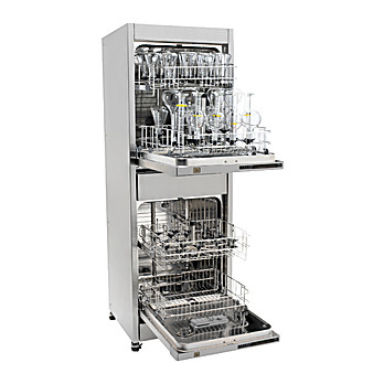 Vertical SpaceSaver™ Stacking Glassware Washers