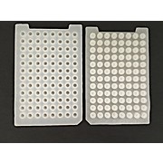Silicone Sealing Mat for 96-Well Deep Well Plate, Square Wells, Pre-Scored  With (-), RNase and DNase Free, 50/CS