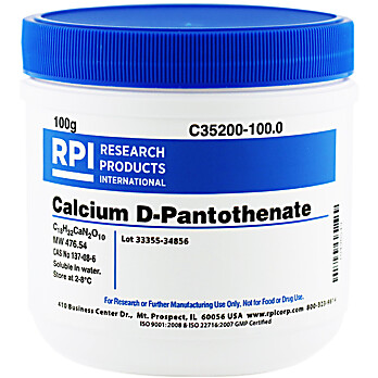RPI Calcium D-Pantothenate