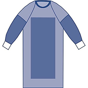 Sterile Poly-Reinforced Sirus Surgical Gowns with Raglan Sleeves