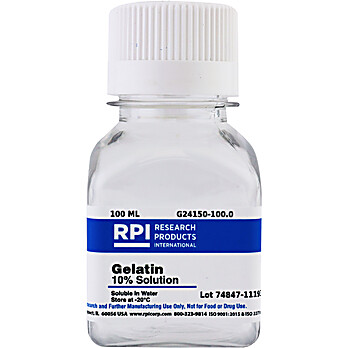 RPI Gelatin 10% Solution