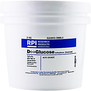 RPI D-(+)-Glucose [Dextrose Anhydrous], ACS Grade