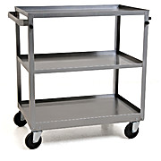 MetroMax Q 2-Shelf and 3-Shelf Industrial Plastic Shelving Utility Carts -  Metro