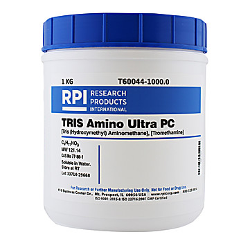 RPI TRIS Amino Ultra PC [Tris (Hydroxymethyl) Aminomethane] [Tromethamine]