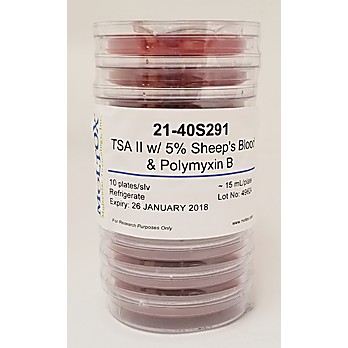 Tryptic Soy Agar II with 5% Sheep Blood