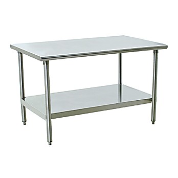 Stainless Steel Cleanroom Tables with Undershelf