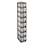 Vertical Rack for 96/384 Microtiter Plates, capacity 35 with lids, 42 without 23 1/5 x 3 5/8 x 5 1/2" (H x W x D)