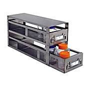 Upright Freezer Drawer Rack for Storage Bottles ó 4 3/16" H, 2 Drawers with 20 5/8 x 4 1/2" area, 22 x 9 x 5 1/2" (L x H x W)