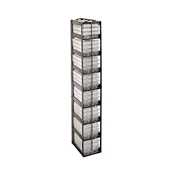 Vertical Rack for 96/384 Microtiter Plates, capacity 30 with lids, 36 without 19 7/8 x 3 5/8 x 5 1/2" (H x W x D)