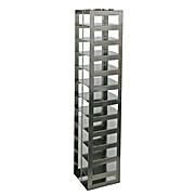Rack for 96 Deep Well Microtiter Plates, capacity 13 boxes, 23 11/16 x 3 5/8 x 5 1/2" (H x W x D)