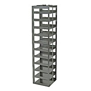 Chest Freezer Rack for 100-Cell Hinged Plastic Cryoboxes, capacity 13 boxes, 29 15/16 x 5 7/8 x 6 1/4" (H x W x D)